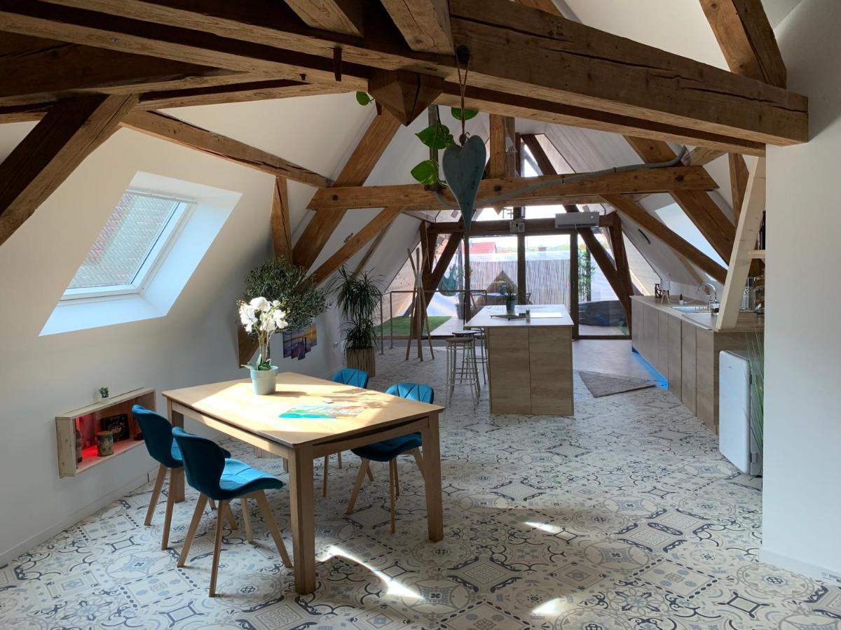 Apartament Nid De Cigogne Illhaeusern Zewnętrze zdjęcie